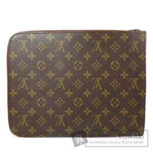 Louis Vuitton Poche Document Shoulder Bag Monogram Canvas